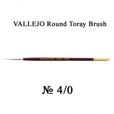 Vallego round Toray Brush 4/0